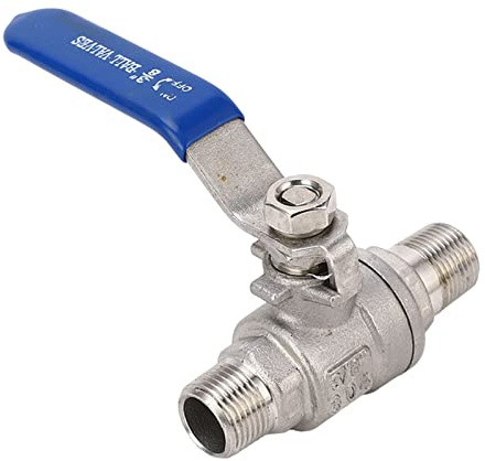 Yinhing Full Port Ball Valve, Float Ball Valve Stainless Steel Good Sealing 3/8in Air for Water Oil Gas