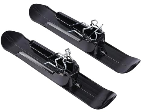 Scooter de trineo de nieve para niños y niñas - Trineo Scooter ligero y fácil instalación | Cochecito de esquí Snowboard - Para Niños Ett Niñas Invierno Al Aire Libre Descenso Plano Sandgrass