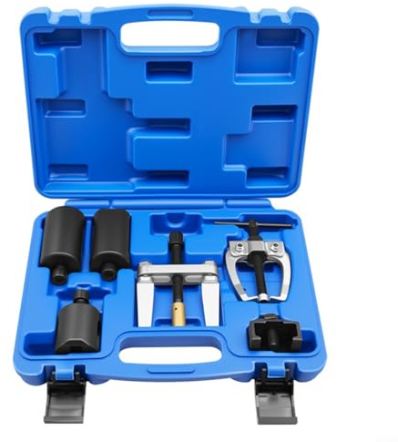 Alanmoship 6-teiliges Scheibenwischerarm-Abzieher-Set, für CR-V-Stahllager-Entferner, Werkzeug-Set für BMW für Mercedes für Honda SUV Autoreparatur, mit Aufbewahrungskoffer