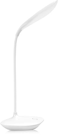 TOPJESS Desk Lamp, USB Portable Desk lamp 3 Level Dimmer Suitable for Reading/Relaxation/Bedtime,Night Light,Flexible Neck,Touch-Sensitive Control Panel