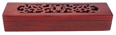 Räucherbox, Räucherkiste aus Vietnam Nanmu, Halter für Räucherstäbchen, Buddhist Supply(#1)
