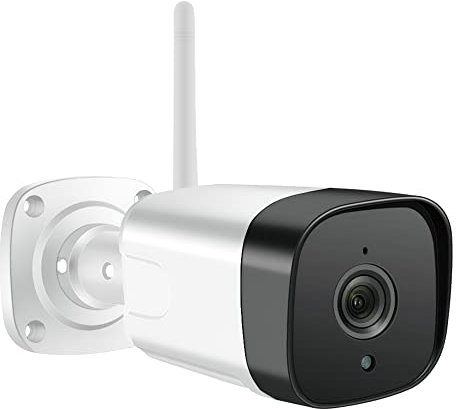 Superior Electronics Smart Camera- Telecamera WiFi di Sorveglianza da Esterno HD 1080p 2.4GHz con Visione Notturna e Audio Bidirezionale - Intercettazione Movimenti - Zoom Manuale - iCM002