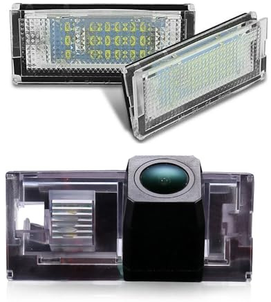 【Spezielle Einparkhilfe-Fahrzeugkamera】Nachtsicht HD Farbe Auto Rückfahrkamera für BMW 3er E46 Coupe Touring Limo Compact Limousine Convertible 4D 5D 316i 318i 320d 323i 328i 330ci 325xi 1998-2005 Bj