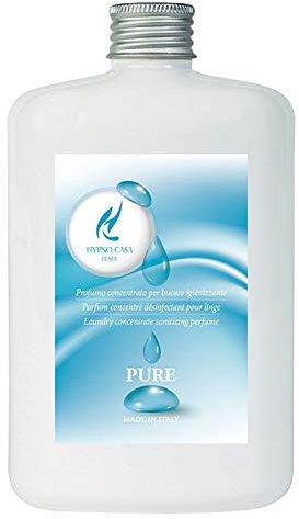Perfume concentrado para la colada higienizante, 400 ml, aroma Pure, fabricado en Italia