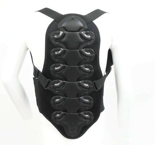 BI ESSE Paraschiena Moto protezione schiena protezione moto, traspirante, armatura regolabile, protettivo per motociclisti, ideale per motocross bici, sci, snowboard,downhill