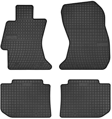 OMAC Gummi Fußmatten kompatibel mit Subaru XV 2011-2018 Automatten Gummi TPE Schwarz 4tlg