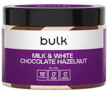 Bulk Protein Duo Spread, Milk & White Chocolate Hazelnut, 500 g