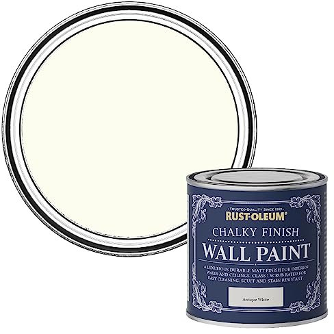 Rust-Oleum Chalky Wall Paint Antique White 125ml
