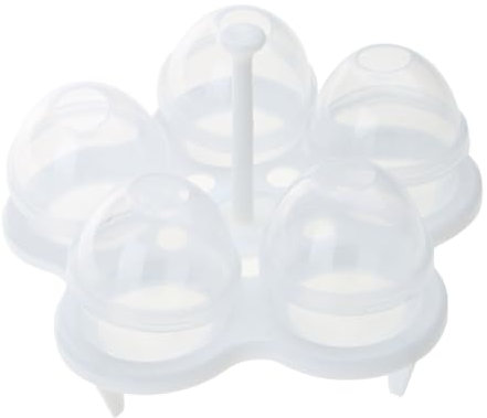 Juego de 5 piezas para cocinar huevos duros sin cáscara, escalfador de huevos, herramientas de cocina, moldes duraderos para cocinar huevos duros, sin cáscara