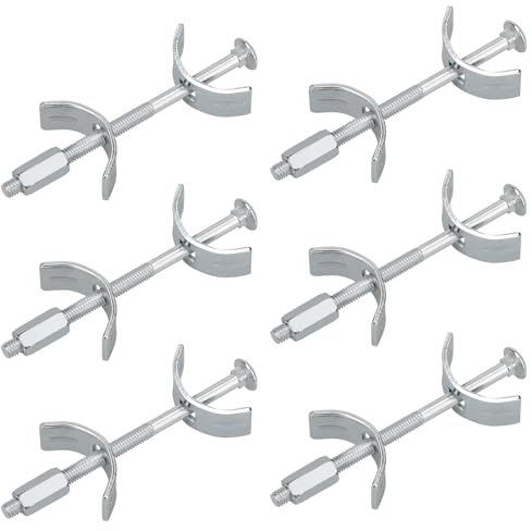 Raccord Plan de Travail, 100 mm 6 pcs connecteur de Meubles, raccordement de Meubles de Cuisine pour Assembler, Serrer et Fixer, ferrure d'Assemblage, Vis Assemblage Plan de Travail