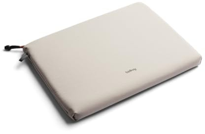 Bellroy Lite Laptop Sleeve, Gepolsterte Hülle für 16-Zoll-Laptops - Ash | Leichte 16-Zoll-Laptophülle mit schlanker, schützender Polsterung