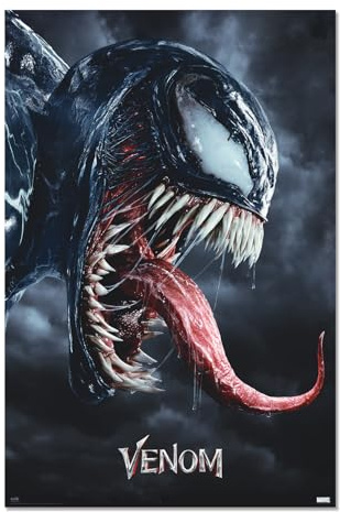 Venom Poster Legacy | Poster Deko Wohnzimmer oder Deko Schlafzimmer - Deko Zimmer - Größe 61 x 91 - Offizielle Venom Fanartikel