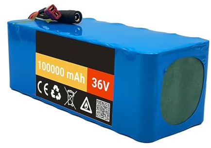 Lithium Battery,36V 10S4P 100Ah,Batterie Lithium pour véhicules électriques,Batterie Lithium pour cyclomoteur,Convient aux vélos électriques,cyclomoteurs et vélos équilibre T