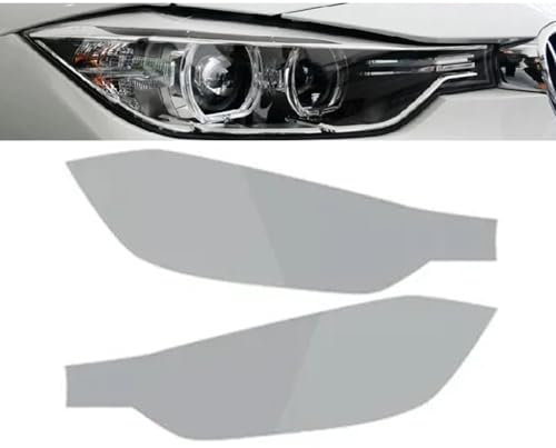 Rufutle Scheinwerfer Tönungsfolie für BMW 3er F31 2013-2019, Autoscheinwerfer-Tönung, Schwarze Folie, transparenter TPU-Aufkleber
