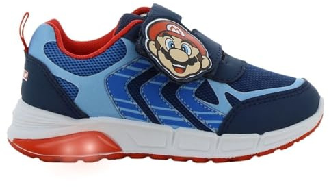 Leomil Super Mario Zapatillas Niño con Luces Deportivas | Zapatos para niños, Ligeros y cómodos, Ideal para la escuela y el tiempo libre, Nintendo, Regalo para Niños