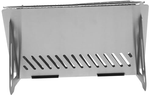 Cabilock Portable Barbecue Grill Foldable Charcoal Stove Compact Outdoor Camping Cooking Stainless Steel Grill