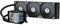 TRYX Panorama ARGB 360 Schwarz | 360mm AIO Wasserkühlung - 6,5'' Curved AMOLED Display mit 3D-Anamorphic-Effekt – 320 W TDP – Magnetische RGB-Lüfter - CPU-Kühler für LGA 1851/1700/1200/115X & AM5/AM4