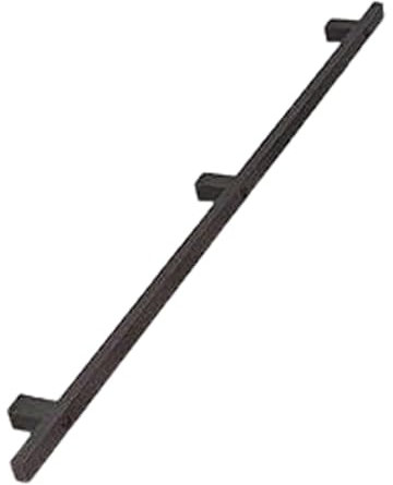 Pasamanos de Hierro Forjado Negro para Escaleras, Barandilla de Metal Industrial, Riel Antideslizante de Seguridad, para Soporte de Pasillo, Balcón, Interior Exterior