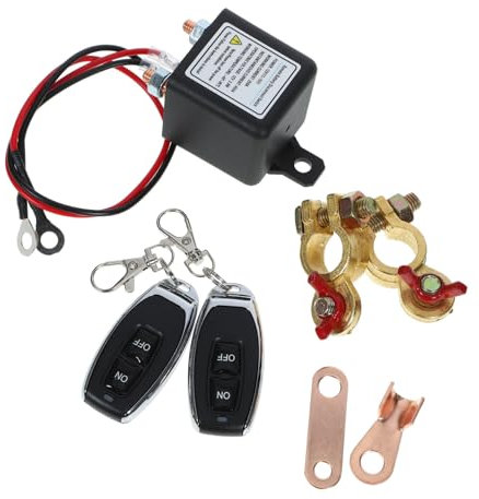 Cabilock 1Satz Batterie Trennschalter für Auto Automatischer Batterieschalter mit Fernbedienung Langlebige Konstruktion Sicher und Zuverlässig bei Temperaturen