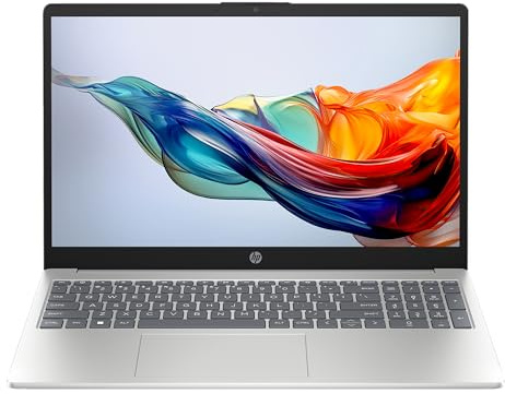 HP 15-fd0260ns - Ordenador portátil de 15.6 FHD (Intel Core i3-N305, 8GB RAM, 512GB SSD, Intel UHD Graphics, Sin Sistema Operativo) Plata - Teclado QWERTY Español