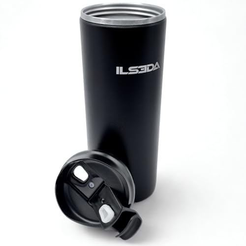 ILSEDA Thermobecher 500ml – auslaufsicherer Edelstahl Kaffee Thermobecher to go, isolierter Travel Mug/Trinkbecher, hält 6h heiß & 12h kalt, spülmaschinenfest, ideal für Auto, Büro & Reisen