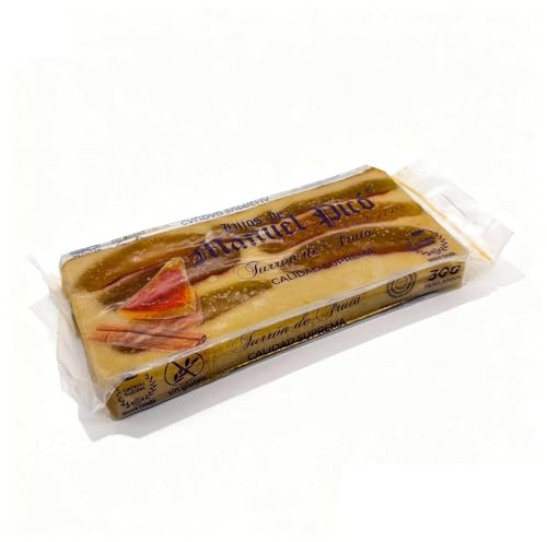 Hijos de Manuel Picó - Turrón de Fruta Artesano – Frutas Confitadas, Sandía y Naranja – Hecho en Jijona – Dulce Navideño Tradicional Español – Postre Gourmet - Turrón Artesano (500 g)