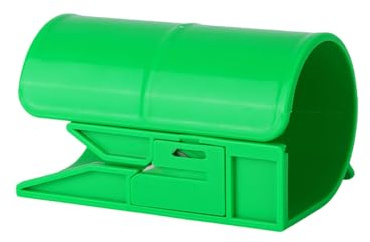 Penitue Gift Wrapping Paper Roll Cutter, Gift Wrap Sliding Cutter with Blade Safety Slider Halloween Paper Cutting Tool Plastic Roll Slicing for Christmas Wedding Birthday (Green)