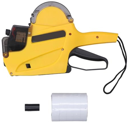 Kikumi Price Labeling Gun, Professional Effective Double Row 10 Digit Labeling Gun for Supermarkets, Retail Stores, Grocery Stores