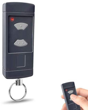Garagentor Handsender 1 Stück HSE2 40.685MHz Fernbedienung Universal für Hörmann Garagentoröffner HSM4-40, HSE2-40, HSE4-40, HS2-40, HS4-40, Garagentorantrieb, Garagenöffner als Ersatz Sender