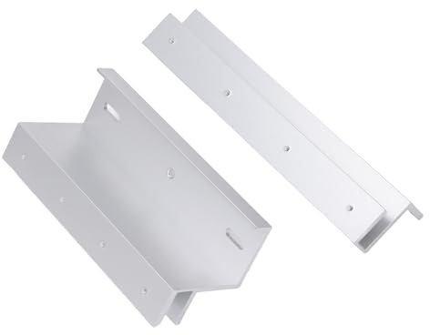 Haofy Serrures électromagnétiques Système de Contrôle d'accès de Porte Support de Serrure électromagnétique Robuste pour Portes en Verre sans Cadre Solution de sécurité pour Porte Unique 280 Kg 600