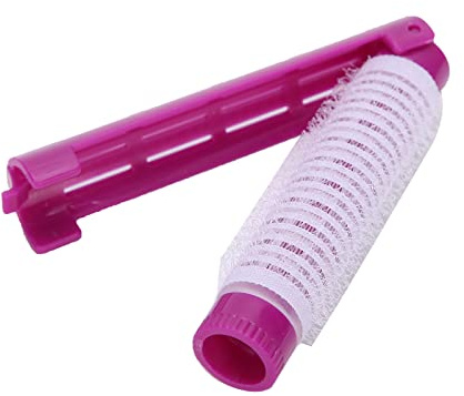 Sahgsa 20 stycken permanenta vågstavar, fluffig permanentstång, papiljott, inga skador på håret, enkel, ingen nödvändig, plyschlåsdesign, säker plastharts för kvinnor och