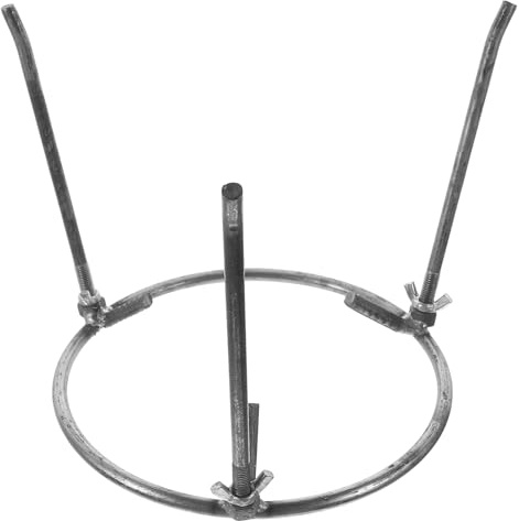 Alipis Barbecue Grill Tripod Stand Strong Stability, 25-Inch Steel Frame for Hiking, Camping and Open Fire Cooking