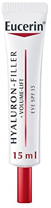 Eucerin Hyaluronic Filler + Volume Lift Eye - Plumped, Sun-Shielded Anti-ageing Eye Cream SPF15, 15 ml