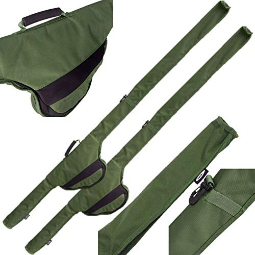 2 X Ngt Rod + Reel Single Rod Holdall Sleeve Bag Carp Fishing Padded 12Ft Fishing Fish Lure Tackle Hook Net Stuff Tackle Lure Shop Sea Lake Carp Hook Bait Items Freshwater