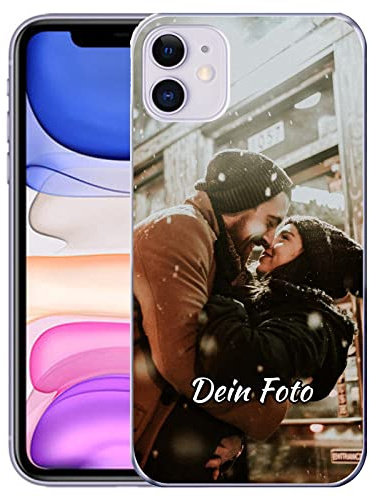 König Design Handyhülle mit Foto für Apple iPhone 11 - Personalisierte Hülle, selber gestalten, mit Bild - Schutzhülle aus weichem TPU Silikon Gel Material