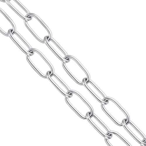PATIKIL 304 Edelstahl Spule Kette 1/8 x 32.8Ft Metall Glatte Gliederkette Rostfrei Hardware Kabel für Hängepflanze Kronleuchter Zaun Schaukel Kleidung
