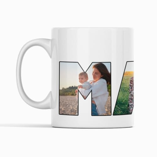 Genérico Taza Personalizada con Fotos Mamá Regalo de cerámica regalo Madres