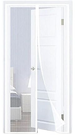 80x210cm Fliegengitter Tür, Magnet Insektenschutz, Magnetvorhang Balkontür Ist Ideal Für Balkontür, Kellertür Und Terrassentür, Kinderleichte Klebemontage Ohne Bohren