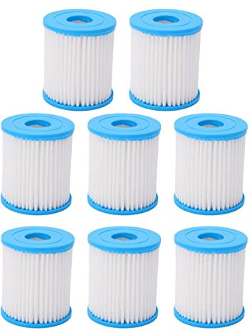 ANKROYU 8 Stück Poolfilterkartusche, Polyurethan-Schwimmbadfilter, Poolfilter-Ersatz, Kartuschen-Poolfilter für Filterpumpe, Pool, Schwimmbad