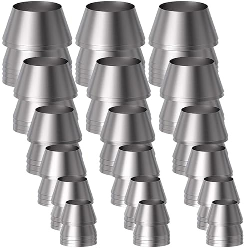 YARNOW 18 Stück Axtkeile Ersatz Set Metallkeile Für Axtstiel Und Hammergriff Installation Robust Eisenkeile Für Holzstiel Reparatur Werkzeug