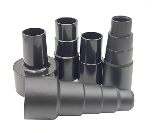 Plastic Hose Connector Reducer Attachments Fits Vacuum Cleaner, 1-3/8 to 1-1/4, 2-1/2 to 1-1/4, 1-1/4 to 1-3/8 to 1-1/2,1 to 1-1/8 to 1-3/8 to 1-5/8,32mm to 32/35mm,23mm to 50mm﻿