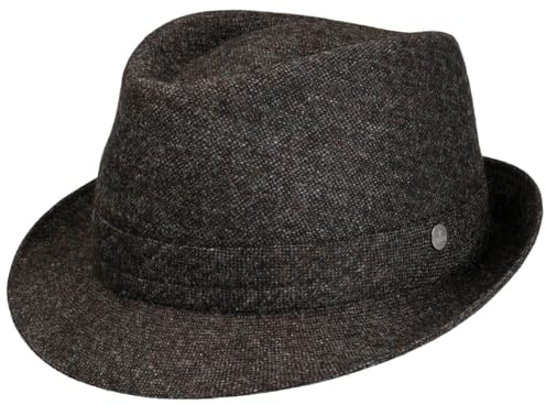LIERYS Richardson Cappello Trilby Screziato unicolore Prodotto in Italia Unisex Autunno Inverno