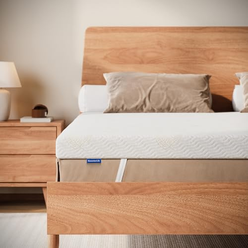 Mattress Topper Super King Bed, Orthopaedic Pressure Relief Memory Foam | 7cm Thick, Dual Firmness, Neck Back Hip Support, OEKO-TEX Hypoallergenic Washable Cover, Adjustable Straps, 100 Nights Trial