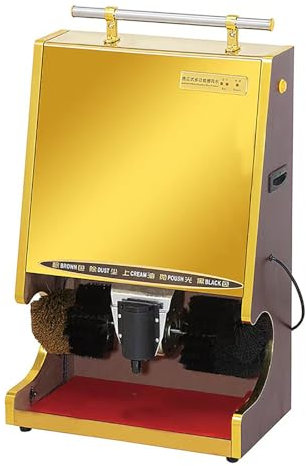 BINSKJ Automatic Shoe Polisher, Electric Household Shoe Shine Machine With Smart Touch Screen, Automatic Induction and 5s Quick Wipe, Low Noise for Hotel, Office