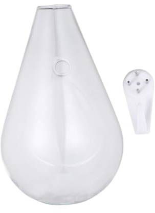 Happyyami Hanging Vase Fish Tank Planter Glass Flower Holder Wall Mounted Bowl Shaped Vase for Indoor Hydroponics Planting Bottle