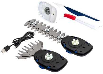 MagiDeal Cisaille à haie électrique pour arbustes, Coupe-Herbe Polyvalente et légère, économie de Travail, pour Patio, Cour et pelouse