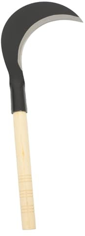 BESPORTBLE Acero Al Manganeso con Mango Herramienta Resistente para Segar Quitar Malas Hierbas Uso Cómodo y Duradero