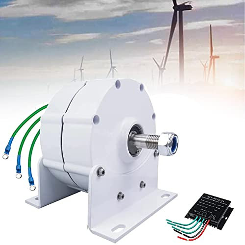 DDZJTPP 3000w 5000w 8000w Permanentmagnetgenerator Und Turbine Mit Niedriger Drehzahl 12v 24v 48v 3Phasiger Getriebeloser Permanentmagnetgenerator,Für Wind Und Wasserturbinen Dieselmotoren,8000W-48V