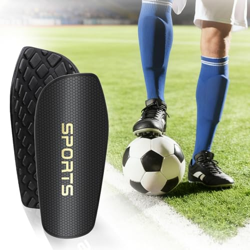 shallyong Espinilleras de Fútbol, Espinilleras Niño Futbol, Espinilleras Ergonómicas, Protección Integral Niño Juventud Adulta Partido de Futbol (S)