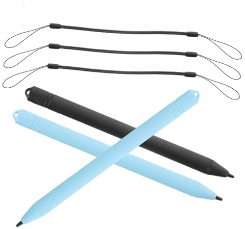 TOBBOMEY LCD Drawing Board Pen Plastic Stylus Pens with Comfortable Grip for Boys and Safe Non-toxic Drawing Tablet Accessories Random Color Styles for Educational Doodling